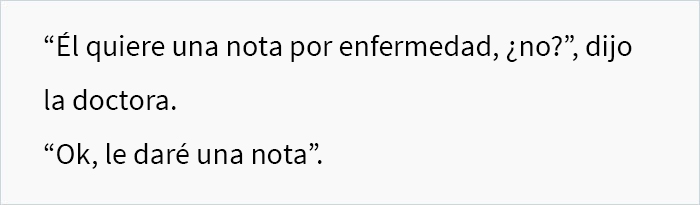 Esta doctora escribió “una nota muy pasivo-agresiva” para darle a una empleada 2 semanas de baja laboral en lugar de 2 días, luego de que su gerente amenazara con despedirla