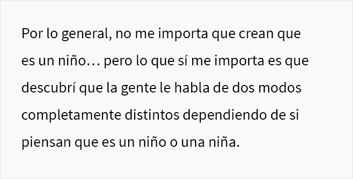 “Desde que me di cuenta, no dejo de notarlo”: Esta madre afirma que las personas tratan a su hija de forma distinta cuando piensan que es un varón