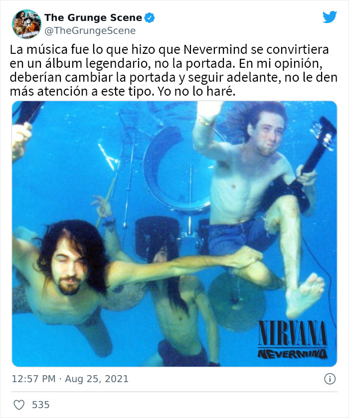 El bebé del “Nevermind” de Nirvana cumplió 30 años y decidió demandar a la banda por más de 2$ millones, así que la gente se burla de él
