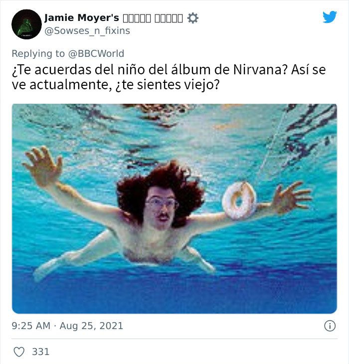 El bebé del “Nevermind” de Nirvana cumplió 30 años y decidió demandar a la banda por más de 2$ millones, así que la gente se burla de él