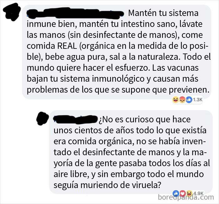 Anti vacunas pretende ser educado