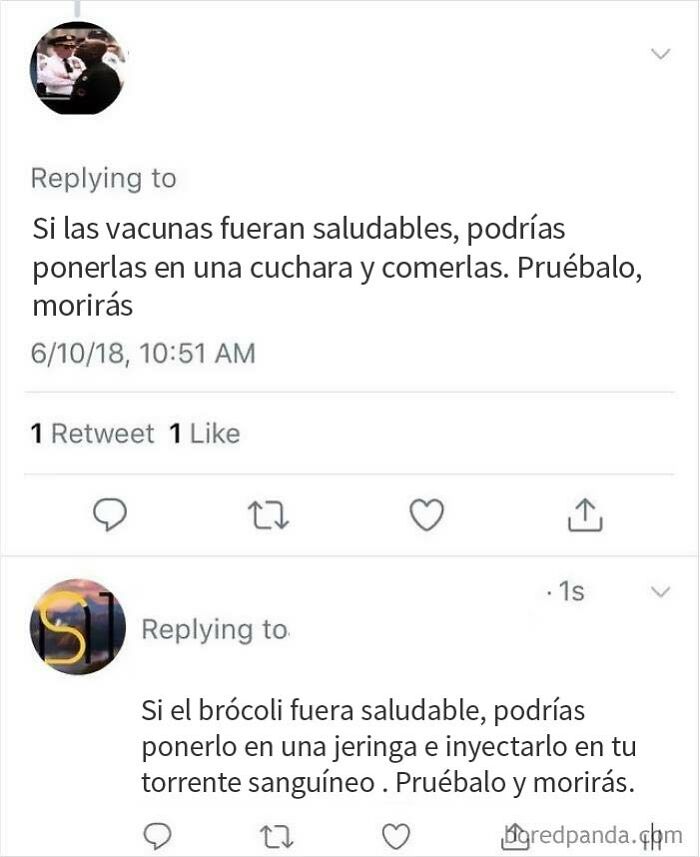 Si las vacunas fueran saludables...