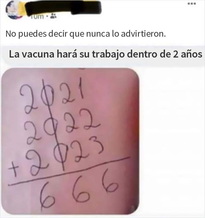 ¡Covid es el diablo! [a través de un grupo ateo de Facebook]
