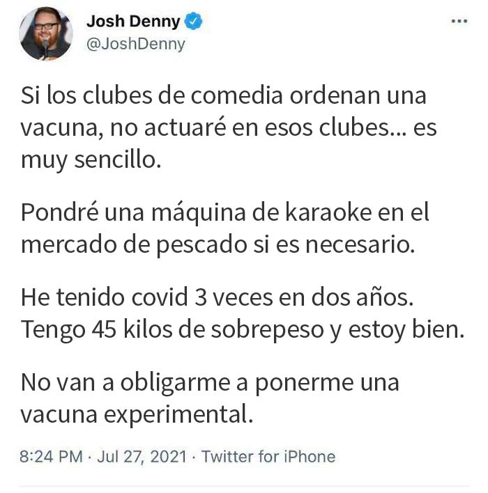 Si has tenido covid 3 veces seguidas no estás bien