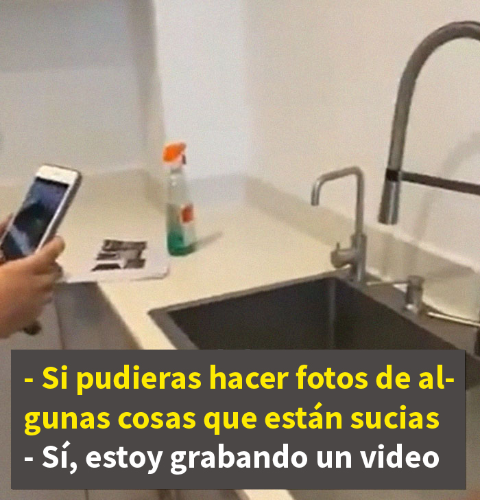 Este vídeo viral muestra a una casera quejándose de que su apartamento está "asqueroso" cuando está claramente impoluto