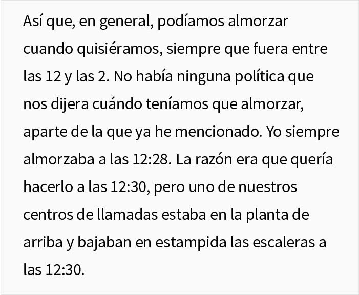 Cambian la política de comidas de los empleados por culpa de la reina del drama de la oficina, y lo cumplen maliciosamente