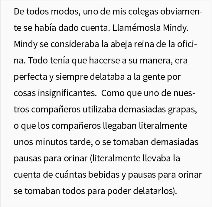 Cambian la política de comidas de los empleados por culpa de la reina del drama de la oficina, y lo cumplen maliciosamente