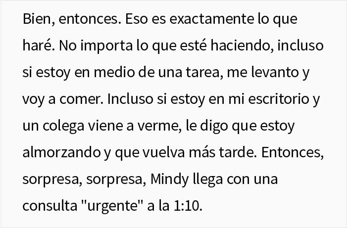 Cambian la política de comidas de los empleados por culpa de la reina del drama de la oficina, y lo cumplen maliciosamente