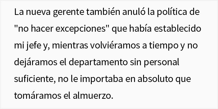 Cambian la política de comidas de los empleados por culpa de la reina del drama de la oficina, y lo cumplen maliciosamente