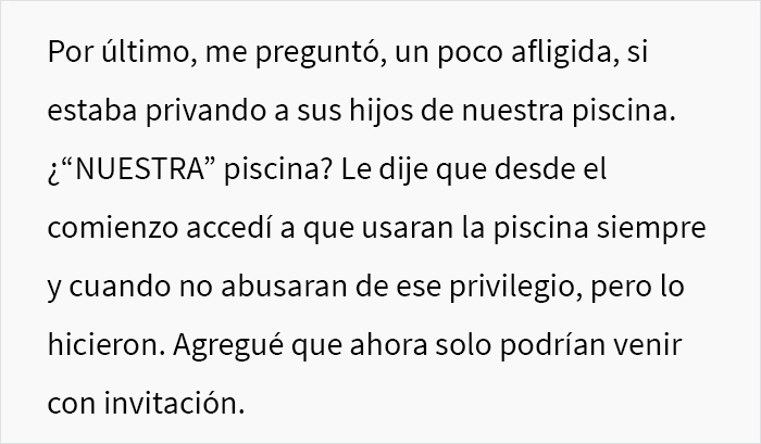 Esta mujer se cansó de que los hijos de su vecina usaran su piscina sin invitación previa, así que construyó una cerca que enfureció a la madre