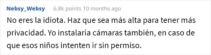 Esta mujer se cansó de que los hijos de su vecina usaran su piscina sin invitación previa, así que construyó una cerca que enfureció a la madre
