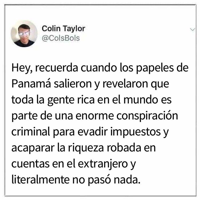 El robo sólo es un robo cuando lo hacen los pobres…