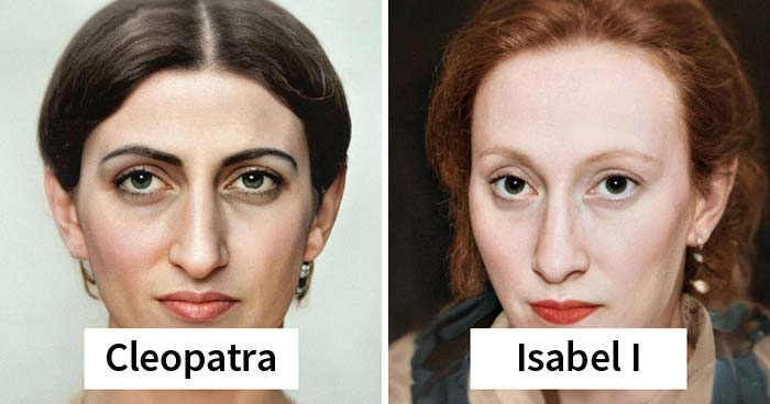 Este artista nos permite echar un vistazo al aspecto «real» de 28 famosas figuras históricas y populares (nuevas fotos)