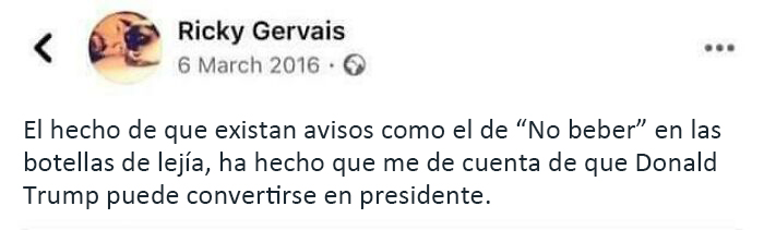 Ricky Gervais en 2016