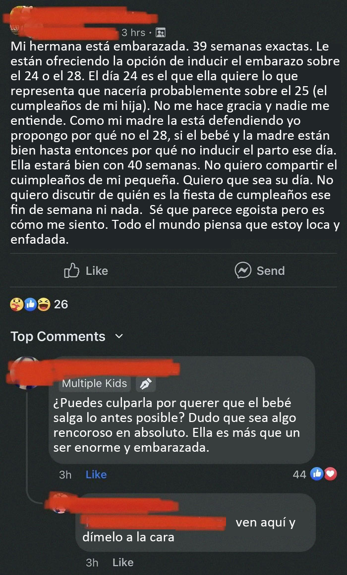 Imagina que te molestara que tu sobrina/sobrino compartiera su cumpleaños con tu hijo