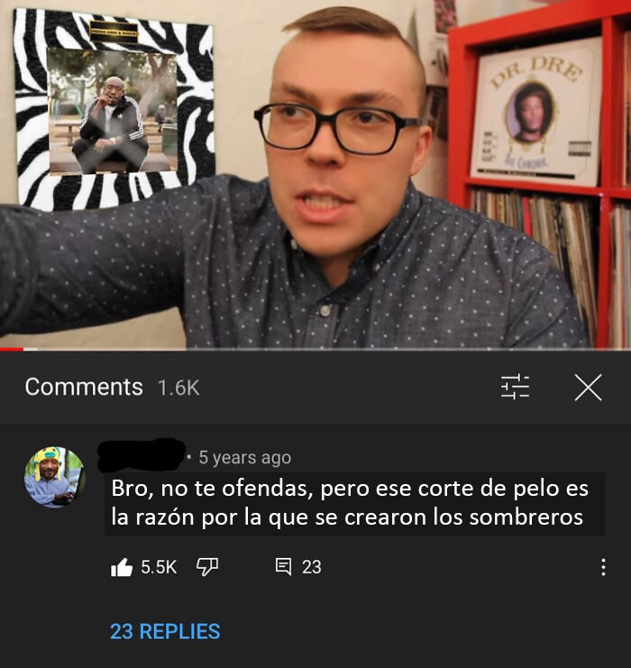 Bro, ¿qué es eso que tienes encima de la cabeza?