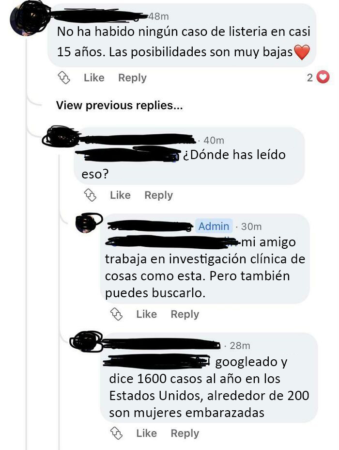 En un post sobre no lavar la ensalada de col en bolsa