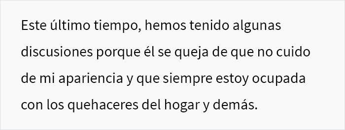 Este hombre regaña a su esposa (y madre de sus 3 hijos) por no cuidar de su apariencia y ella decide ponerlo en su lugar durante una cena familiar