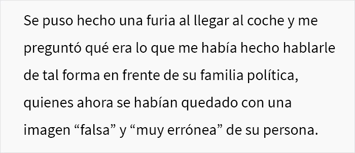 Este hombre regaña a su esposa (y madre de sus 3 hijos) por no cuidar de su apariencia y ella decide ponerlo en su lugar durante una cena familiar