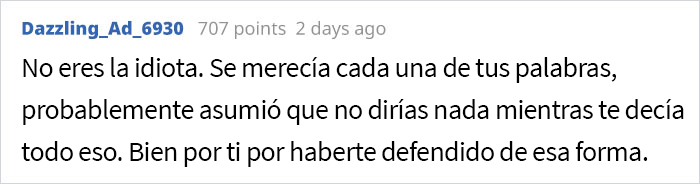 Este hombre regaña a su esposa (y madre de sus 3 hijos) por no cuidar de su apariencia y ella decide ponerlo en su lugar durante una cena familiar