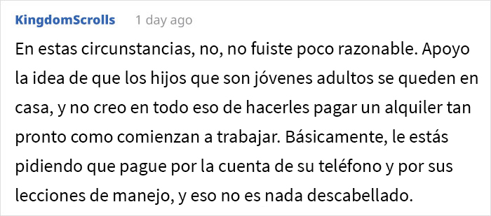 Esta madre le pidió a su hija adolescente trabajadora que comenzara a contribuir con los gastos del hogar, y ahora se siente “la peor mamá del mundo”