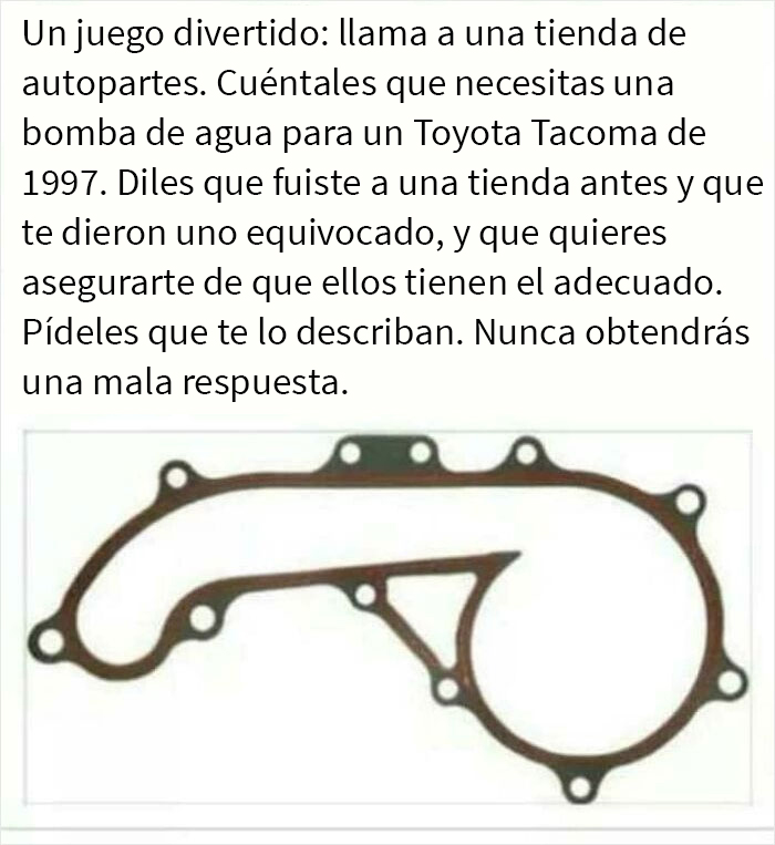 Alguien del departamento de ingeniería/diseño creyó que esto sería divertido