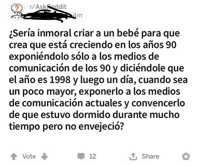 Eh, sí, es inmoral