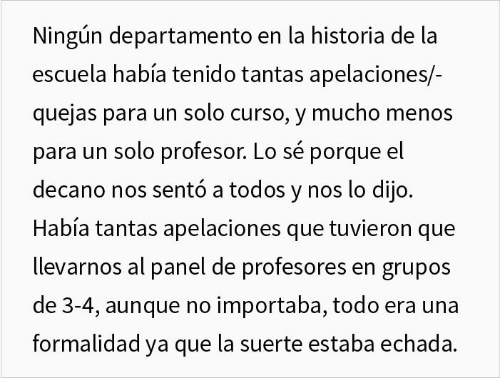 Este estudiante se vengó de su profesor perezoso tras suspender injustamente a la mitad de la clase