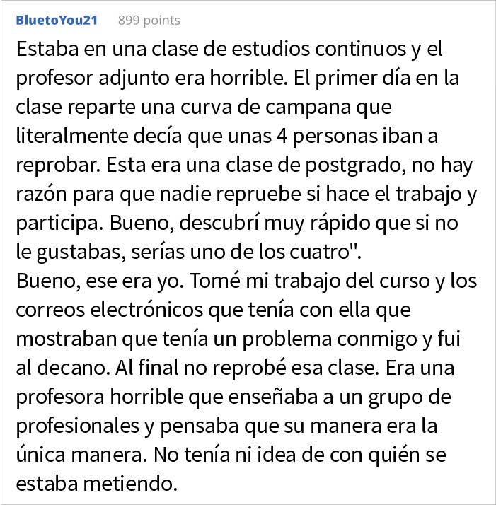 Este estudiante se vengó de su profesor perezoso tras suspender injustamente a la mitad de la clase