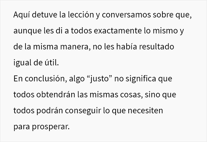 “Solo con decir ‘apósito’ saben a qué me refiero”: esta profesora explicó a sus estudiantes por qué no todos pueden ser tratados igual