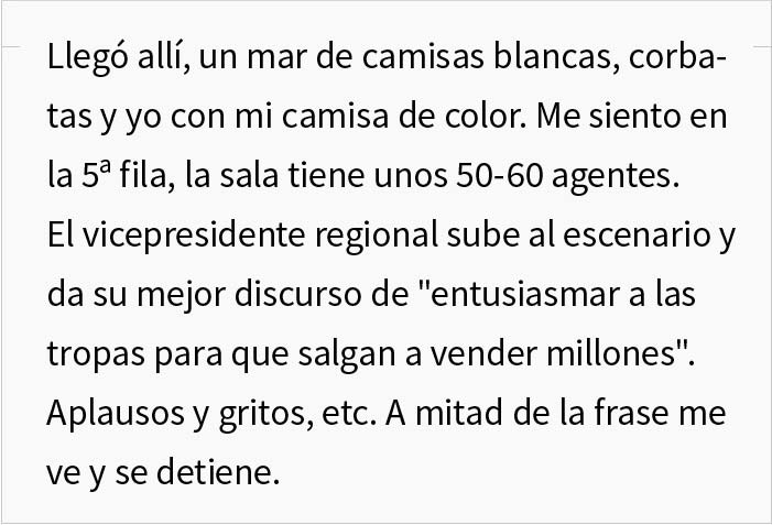 Piden a un ingeniero que no vuelva a la reunión sin llevar camisa blanca y lo cumple con tanta malicia que gana la discusión