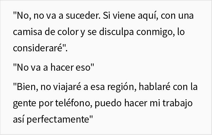 Piden a un ingeniero que no vuelva a la reunión sin llevar camisa blanca y lo cumple con tanta malicia que gana la discusión