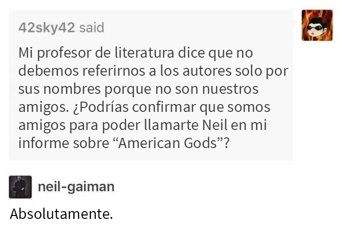 Ahora su profesor no tendrá de qué quejarse