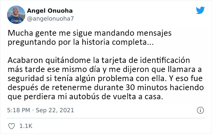 Alguien llamó a seguridad contra un empleado negro de Google, y otras personas comparten sus historias de discriminación similares