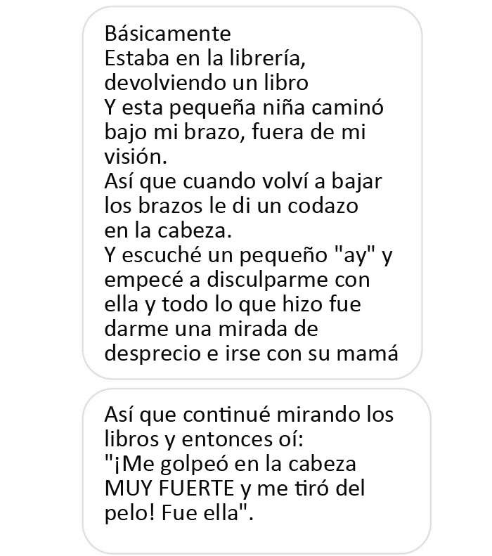 Una niñata consentida miente a mamá para intentar meter a mi novia en problemas