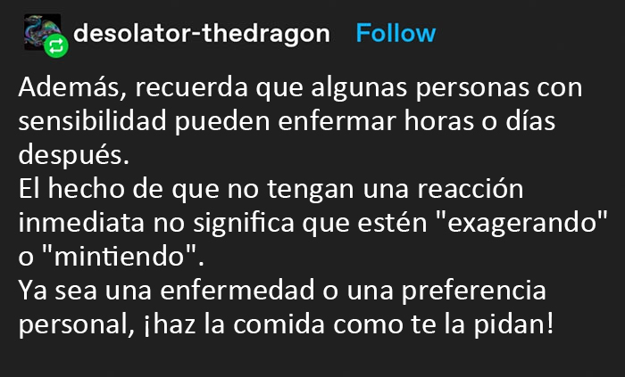 Esta persona escribe lo importante que es servir a los clientes exactamente lo que han pedido y su hilo de Tumblr se vuelve viral