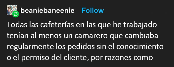 Esta persona escribe lo importante que es servir a los clientes exactamente lo que han pedido y su hilo de Tumblr se vuelve viral