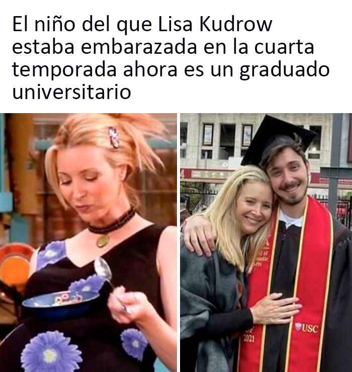 El hijo de Phoebe ahora es un graduado universitario