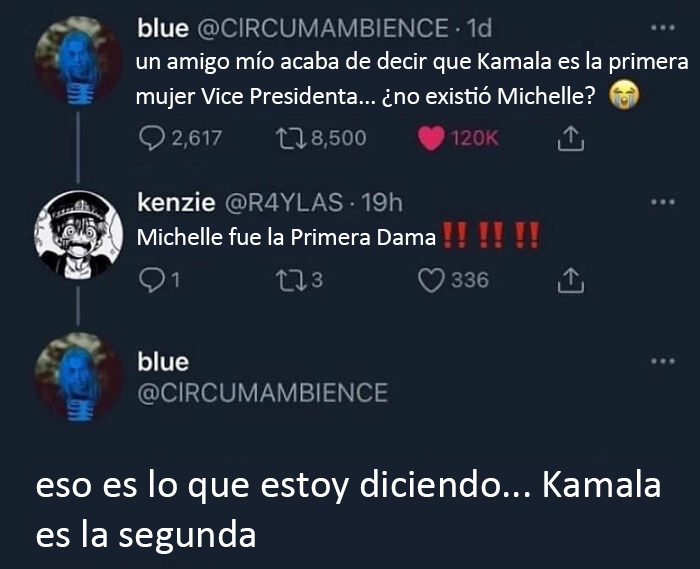 Kamala es la segunda...