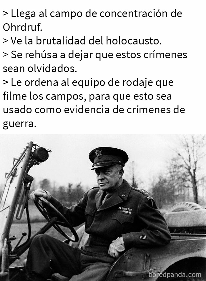 ¿Intentar borrar la evidencia? ¡No bajo la guardia del señor Eisenhower!