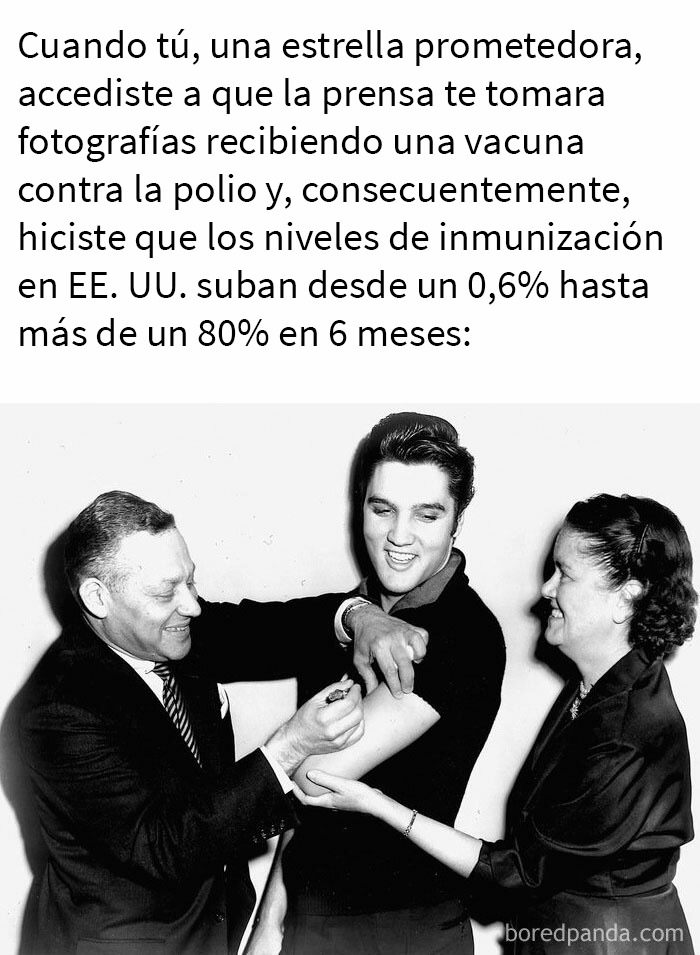 Las posibilidades de que Elvis contraiga polio se han retirado del edificio: ¡gracias y buenas noches!