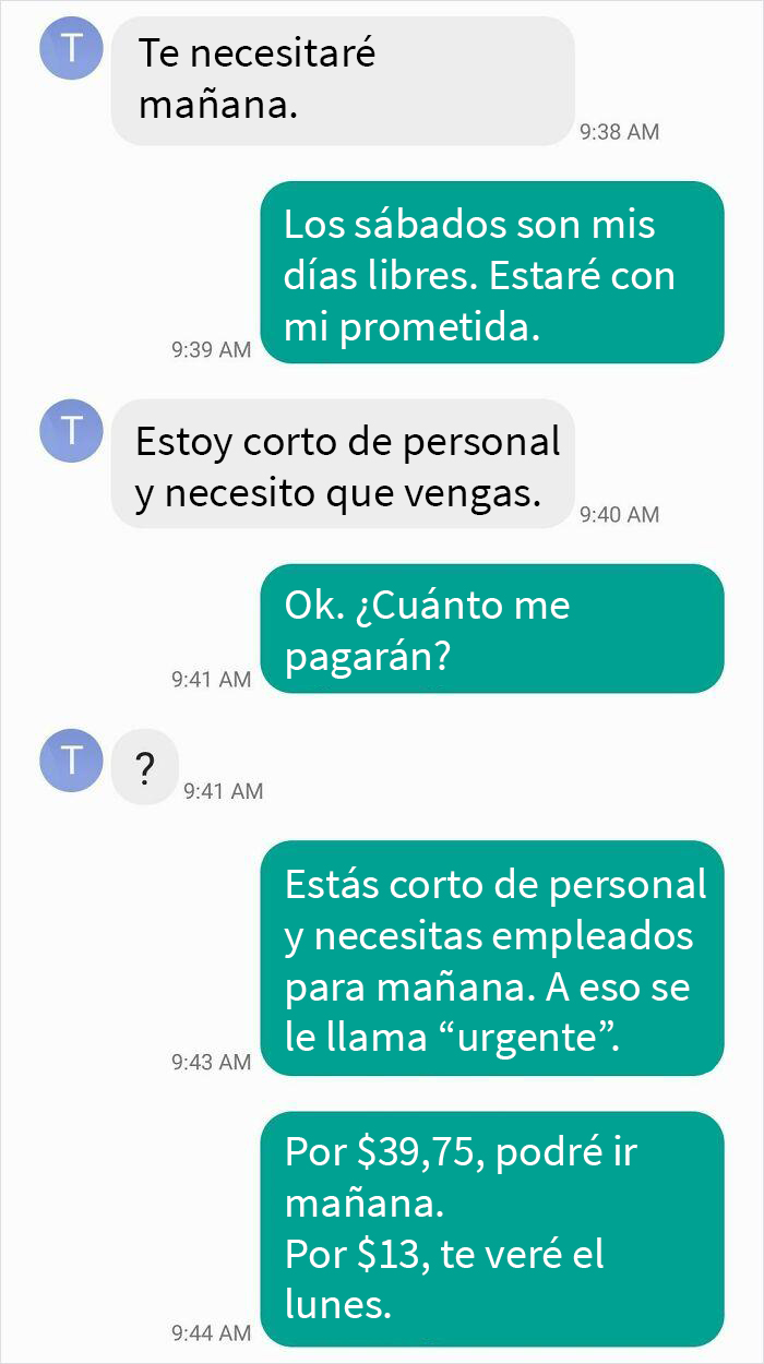 Entre un amigo y su mánager, en una pequeña empresa de empaques