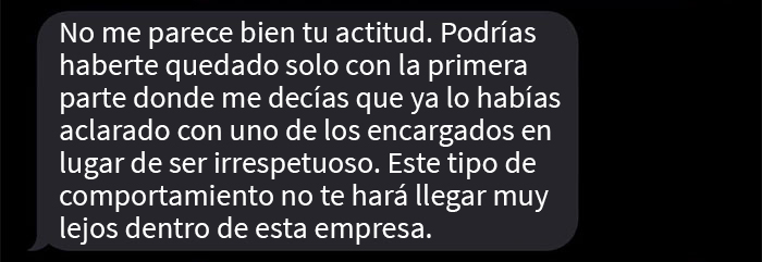 Este jefe critica a un empleado con fractura ósea por sentarse en un taburete, pero cambia el tono de inmediato cuando este decide renunciar