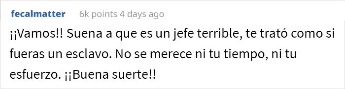 Este jefe critica a un empleado con fractura ósea por sentarse en un taburete, pero cambia el tono de inmediato cuando este decide renunciar