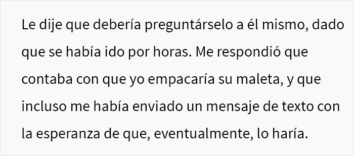 “Él me suplicó, pero le dije que no”: esta mujer preguntó si se equivocó luego de que su esposo perdiera su vuelo porque ella no empacó su maleta