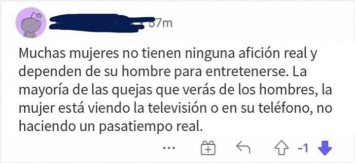 Espero que ninguna mujer tenga que interactuar con esta persona en la vida real