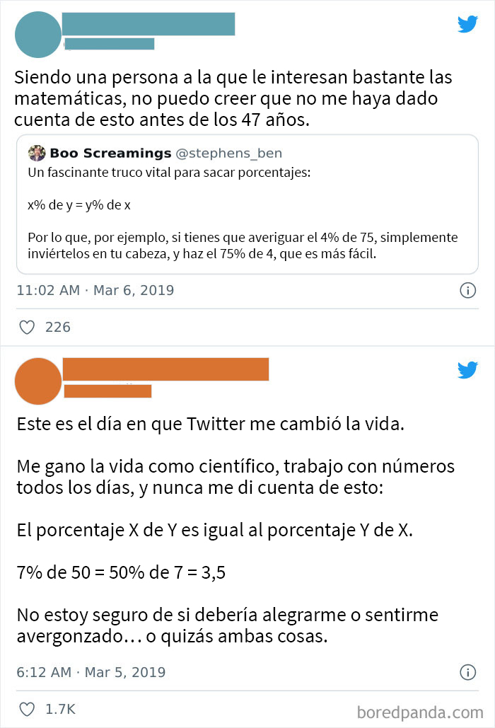 Un truco simple para calcular porcentajes