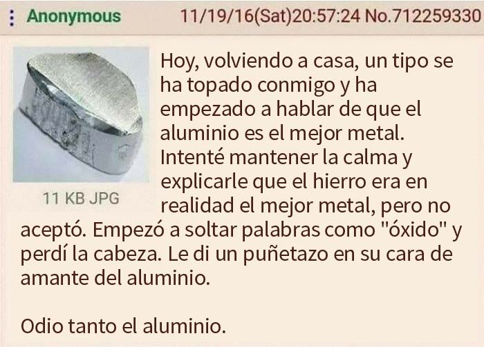 Un poco de Heavy Metal allí mismo