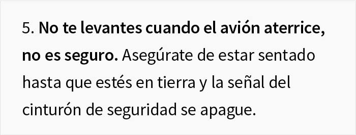 Este auxiliar de vuelo comparte 10 cosas que nunca debes hacer en un avión