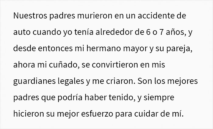 Este chico se marchó de la cena cuando los padres de su novia empezaron a insultar a su hermano y su marido